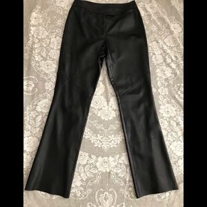 NEW LEATHER MARGARET GODFREY Sz6 PANTS